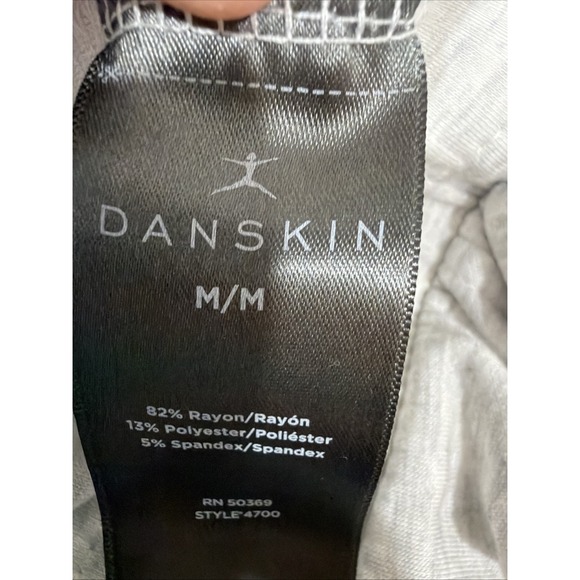 Danskin Luxe Retro Jogger Pants Stretch Relaxed Fit Gray Size: Medium 1899387 - Picture 11 of 15